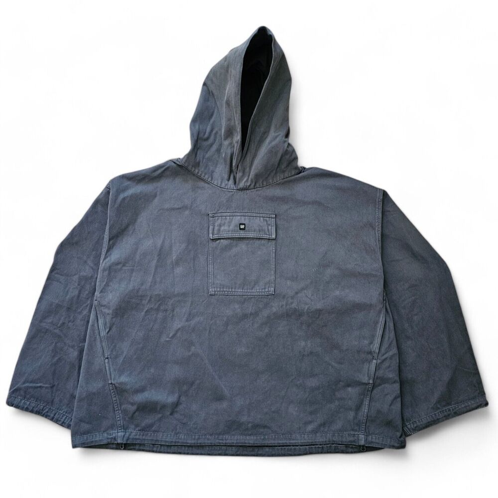 Yeezy x Gap x Balenciaga 12 Sateen Hoodie - Cotton - Dark Green - Large